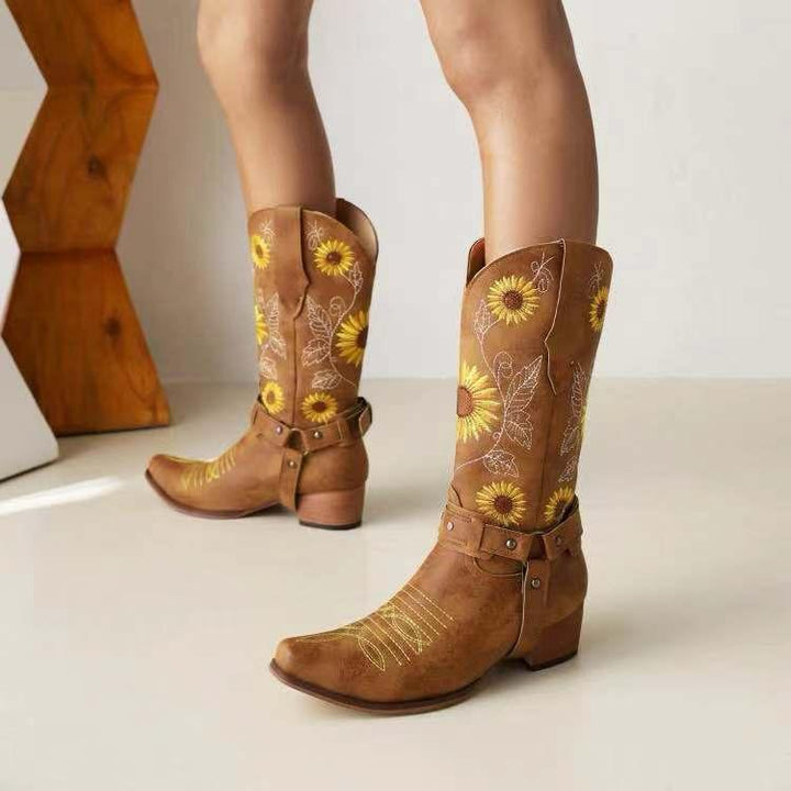Sunbloom Style Western Boots