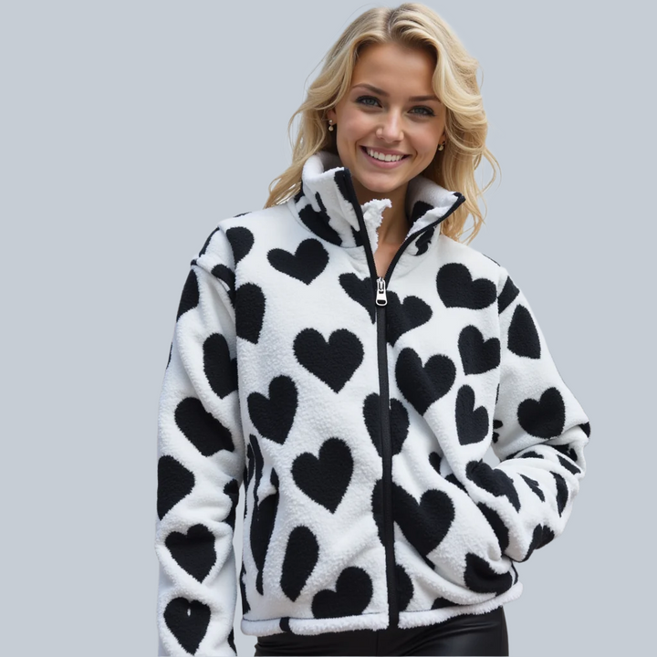 Alaine | Reversible Heart Jacket