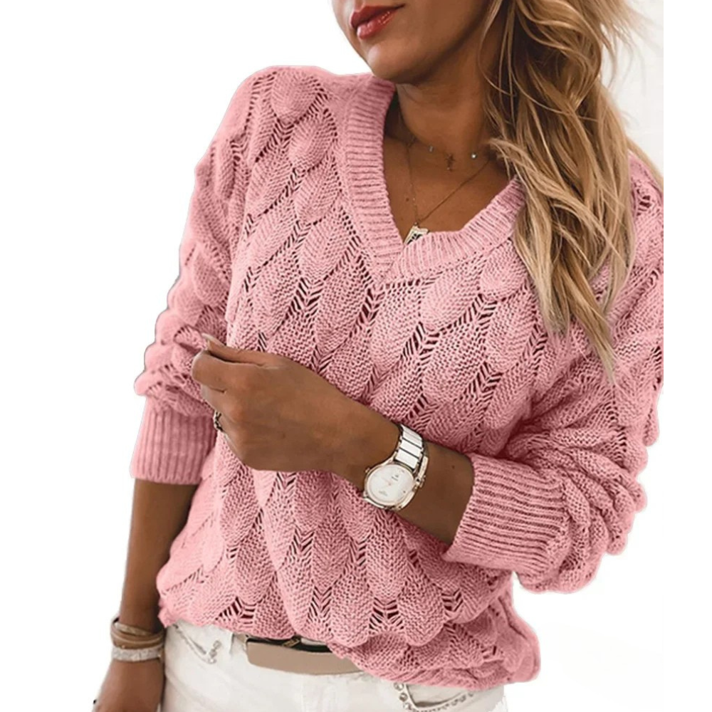 Lena | Sweater with V-neck