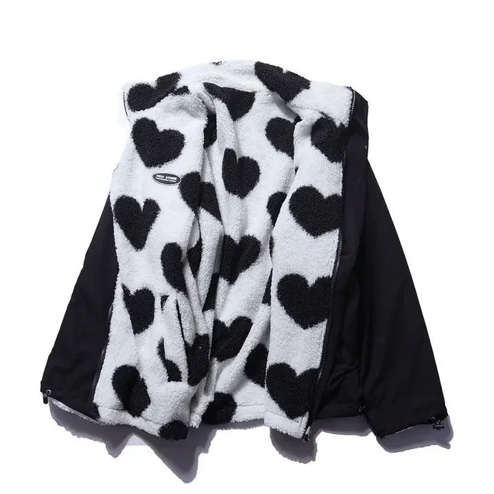 Alaine | Reversible Heart Jacket