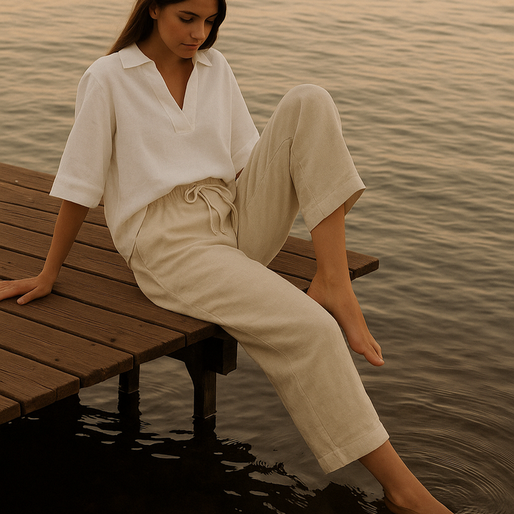 Eloise | Summer Pants with Linen